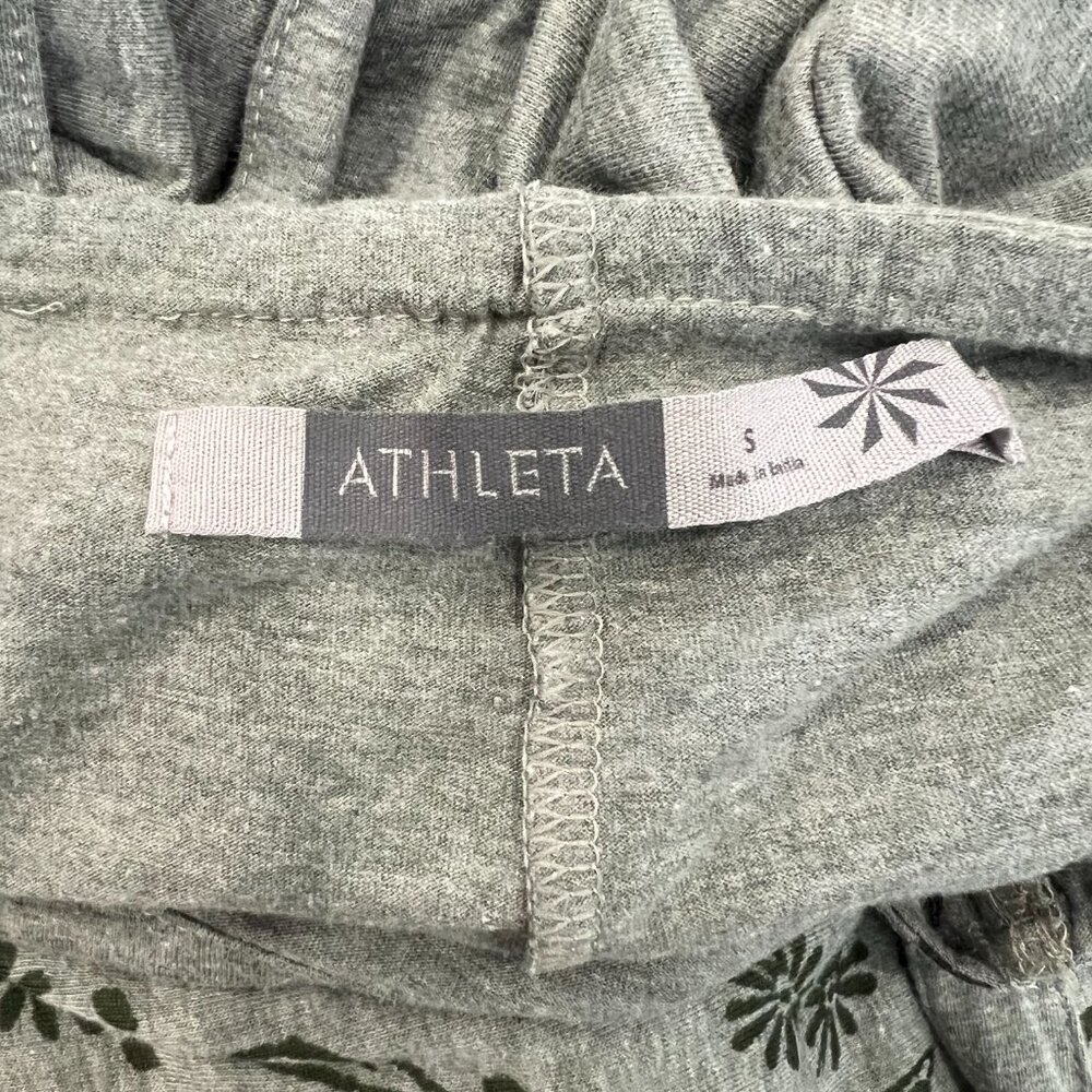 Athleta Halter Paisley Gray Green Sundress Size S - Picture 4 of 6